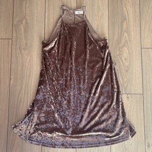 Sugarlips Velour Mini Dress